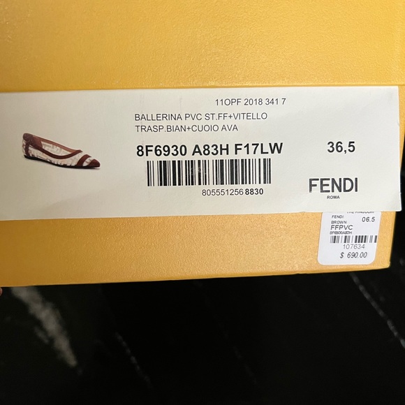 Fendi flats size 36.5 - Picture 6 of 6